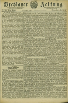 Breslauer Zeitung. Jg.62, Nr. 158 (4 April 1881) - Mittag-Ausgabe