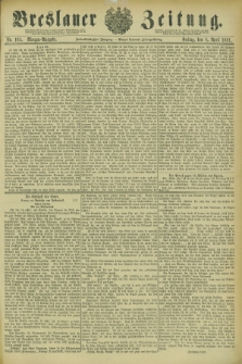 Breslauer Zeitung. Jg.62, Nr. 165 (8 April 1881) - Morgen-Ausgabe + dod.