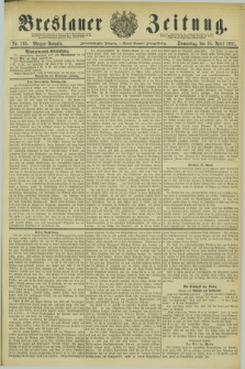 Breslauer Zeitung. Jg.62, Nr. 195 (28 April 1881) - Morgen-Ausgabe + dod.