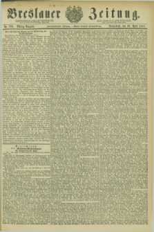Breslauer Zeitung. Jg.62, Nr. 200 (30 April 1881) - Mittag-Ausgabe + wkładka