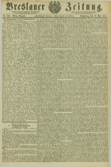 Breslauer Zeitung. Jg.62, Nr. 230 (19 Mai 1881) - Mittag-Ausgabe