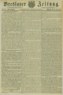 Breslauer Zeitung. Jg.62, Nr. 284 (22 Juni 1881) - Mittag-Ausgabe