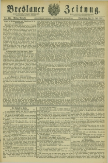 Breslauer Zeitung. Jg.62, Nr. 334 (21 Juli 1881) - Mittag-Ausgabe