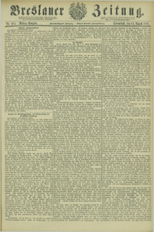Breslauer Zeitung. Jg.62, Nr. 374 (13 August 1881) - Mittag-Ausgabe