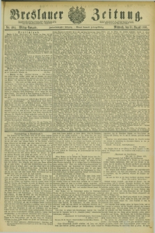 Breslauer Zeitung. Jg.62, Nr. 404 (31 August 1881) - Mittag-Ausgabe