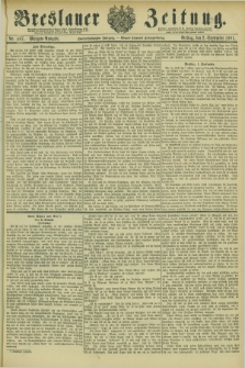Breslauer Zeitung. Jg.62, Nr. 407 (2 September 1881) - Morgen-Ausgabe + dod.