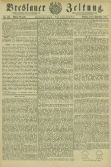 Breslauer Zeitung. Jg.62, Nr. 414 (6 September 1881) - Mittag-Ausgabe