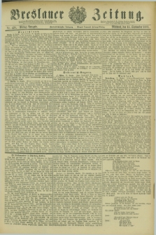 Breslauer Zeitung. Jg.62, Nr. 428 (14 September 1881) - Mittag-Ausgabe