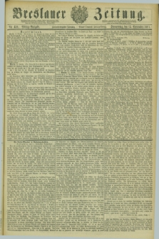 Breslauer Zeitung. Jg.62, Nr. 430 (15 September 1881) - Mittag-Ausgabe