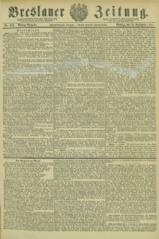 Breslauer Zeitung. Jg.62, Nr. 436 (19 September 1881) - Mittag-Ausgabe
