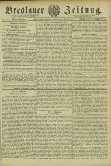 Breslauer Zeitung. Jg.62, Nr. 437 (20 September 1881) - Morgen-Ausgabe + dod.