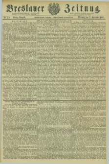 Breslauer Zeitung. Jg.62, Nr. 440 (21 September 1881) - Mittag-Ausgabe