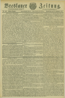 Breslauer Zeitung. Jg.62, Nr. 442 (22 September 1881) - Mittag-Ausgabe