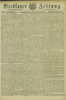 Breslauer Zeitung. Jg.62, Nr. 444 (23 September 1881) - Mittag-Ausgabe