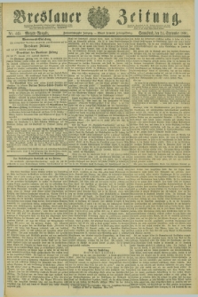 Breslauer Zeitung. Jg.62, Nr. 445 (24 September 1881) - Morgen-Ausgabe + dod.