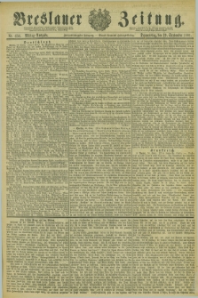 Breslauer Zeitung. Jg.62, Nr. 454 (29 September 1881) - Mittag-Ausgabe