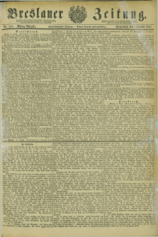 Breslauer Zeitung. Jg.62, Nr. 458 (1 October 1881) - Mittag-Ausgabe