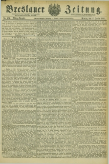 Breslauer Zeitung. Jg.62, Nr. 484 (17 October 1881) - Mittag-Ausgabe + wkładka