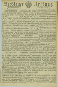 Breslauer Zeitung. Jg.62, Nr. 525 (10 November 1881) - Morgen-Ausgabe + dod.