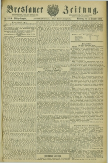 Breslauer Zeitung. Jg.62, Nr. 583 A (14 December 1881) - Mittag-Ausgabe + wkładka