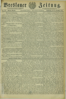 Breslauer Zeitung. Jg.62, Nr. 585 (15 December 1881) - Morgen-Ausgabe + dod.