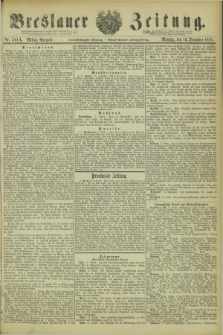 Breslauer Zeitung. Jg.62, Nr. 591 A (19 December 1881) - Mittag-Ausgabe + wkładka