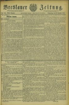 Breslauer Zeitung. Jg.62, Nr. 608 (29 December 1881) - Abend-Ausgabe