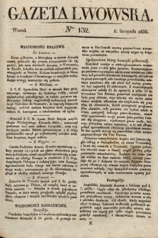 Gazeta Lwowska. 1836, nr 132