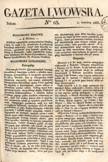 Gazeta Lwowska. 1836, nr 65