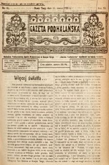 Gazeta Podhalańska. 1923, nr 11