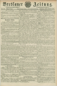 Breslauer Zeitung. Jg.67, Nr. 827 (25 November 1886) - Mittag-Ausgabe