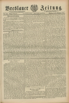 Breslauer Zeitung. Jg.69, Nr. 670 (23 September 1888) - Morgen-Ausgabe + dod.