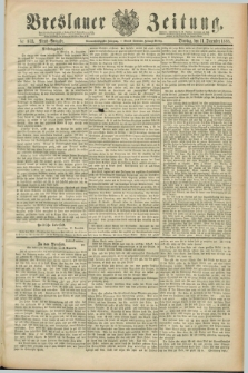 Breslauer Zeitung. Jg.69, Nr. 873 (11 December 1888) - Abend-Ausgabe