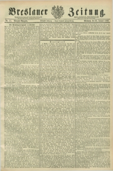 Breslauer Zeitung. Jg.70, Nr. 37 (16 Januar 1889) - Morgen-Ausgabe + dod.