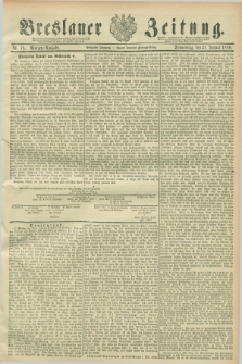 Breslauer Zeitung. Jg.70, Nr. 76 (31 Januar 1889) - Morgen-Ausgabe + dod.