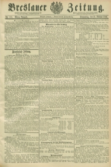 Breslauer Zeitung. Jg.70, Nr. 131 (21 Februar 1889) - Mittag-Ausgabe