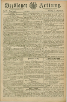 Breslauer Zeitung. Jg.70, Nr. 239 (4 April 1889) - Mittag-Ausgabe