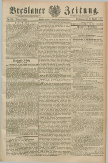 Breslauer Zeitung. Jg.70, Nr. 602 (29 August 1889) - Mittag-Ausgabe