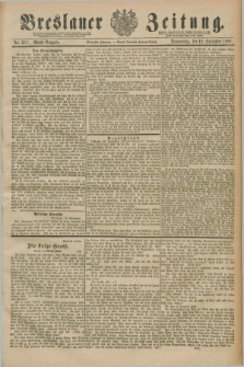 Breslauer Zeitung. Jg.70, Nr. 657 (19 September 1889) - Abend-Ausgabe