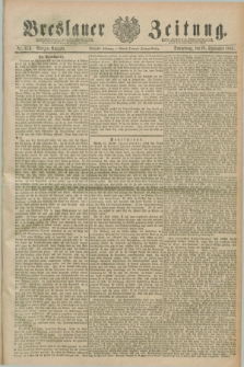 Breslauer Zeitung. Jg.70, Nr. 673 (26 September 1889) - Morgen-Ausgabe + dod.