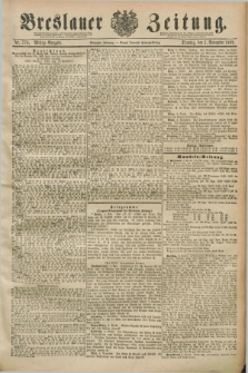 Breslauer Zeitung. Jg.70, Nr. 776 (5 November 1889) - Mittag-Ausgabe