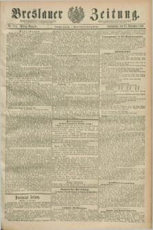 Breslauer Zeitung. Jg.70, Nr. 824 (23 November 1889) - Mittag-Ausgabe