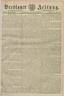 Breslauer Zeitung. Jg.71, Nr. 319 (9 Mai 1890) - Morgen-Ausgabe + dod.