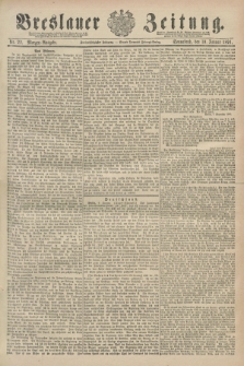 Breslauer Zeitung. Jg.72, Nr. 22 (10 Januar 1891) - Morgen-Ausgabe + dod.