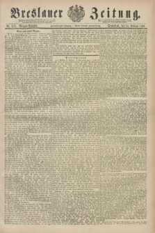 Breslauer Zeitung. Jg.72, Nr. 112 (14 Februar 1891) - Morgen-Ausgabe + dod.