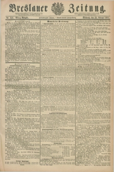 Breslauer Zeitung. Jg.72, Nr. 140 (25 Februar 1891) - Mittag-Ausgabe