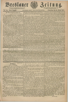 Breslauer Zeitung. Jg.72, Nr. 144 (26 Februar 1891) - Abend-Ausgabe