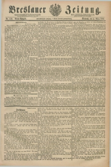 Breslauer Zeitung. Jg.72, Nr. 159 (4 März 1891) - Abend-Ausgabe