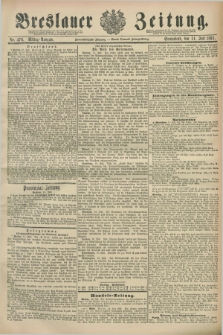 Breslauer Zeitung. Jg.72, Nr. 476 (11 Juli 1891) - Mittag-Ausgabe