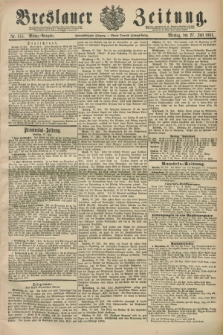 Breslauer Zeitung. Jg.72, Nr. 515 (27 Juli 1891) - Mittag-Ausgabe
